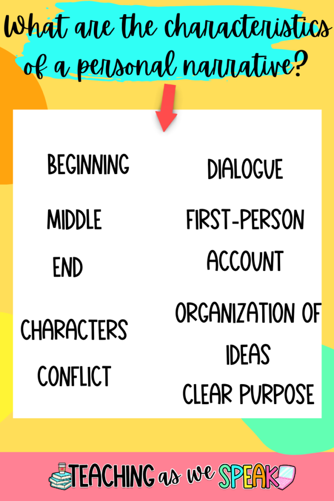 what-are-the-characteristics-of-a-personal-narrative